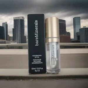 bareMinerals Nourishing Lip Oil Shine - Full Size New in Box